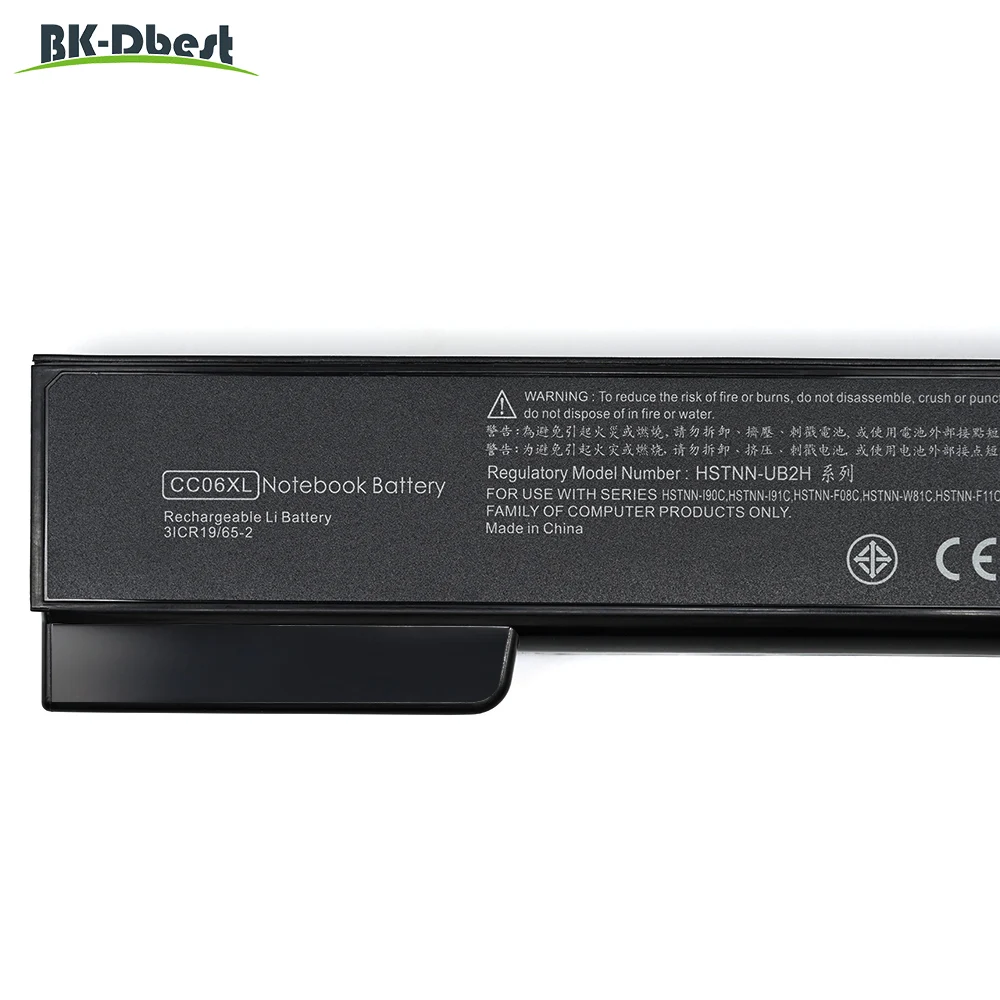 BK-Dbest Brand New 10.8V 55Wh Laptop Battery CC06XL CC06 For HP EliteBook 8470P 8460P 8460W 8560P 8570P 8470W 8570P 3ICR19/65-2