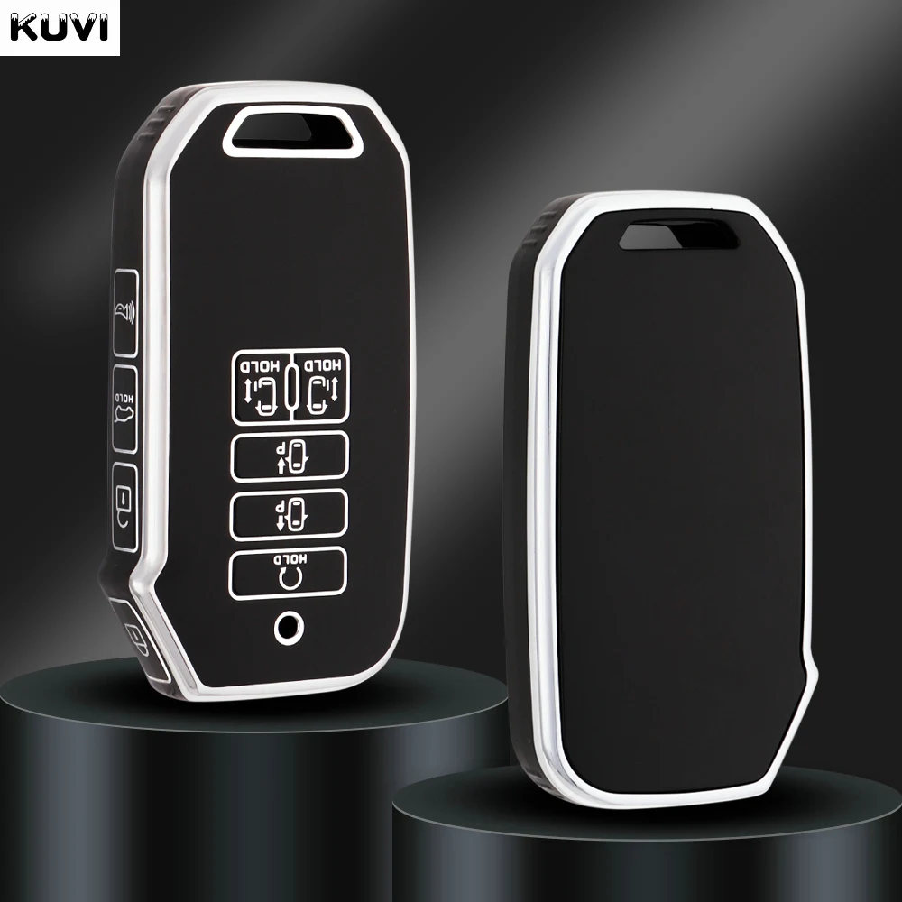 

9 Buttons TPU Car Key Case Cover For KIA K2 KX Rio Sorento K4 Cerato Forte Picanto Stonic Carnival Niro Morning Verna Sportage