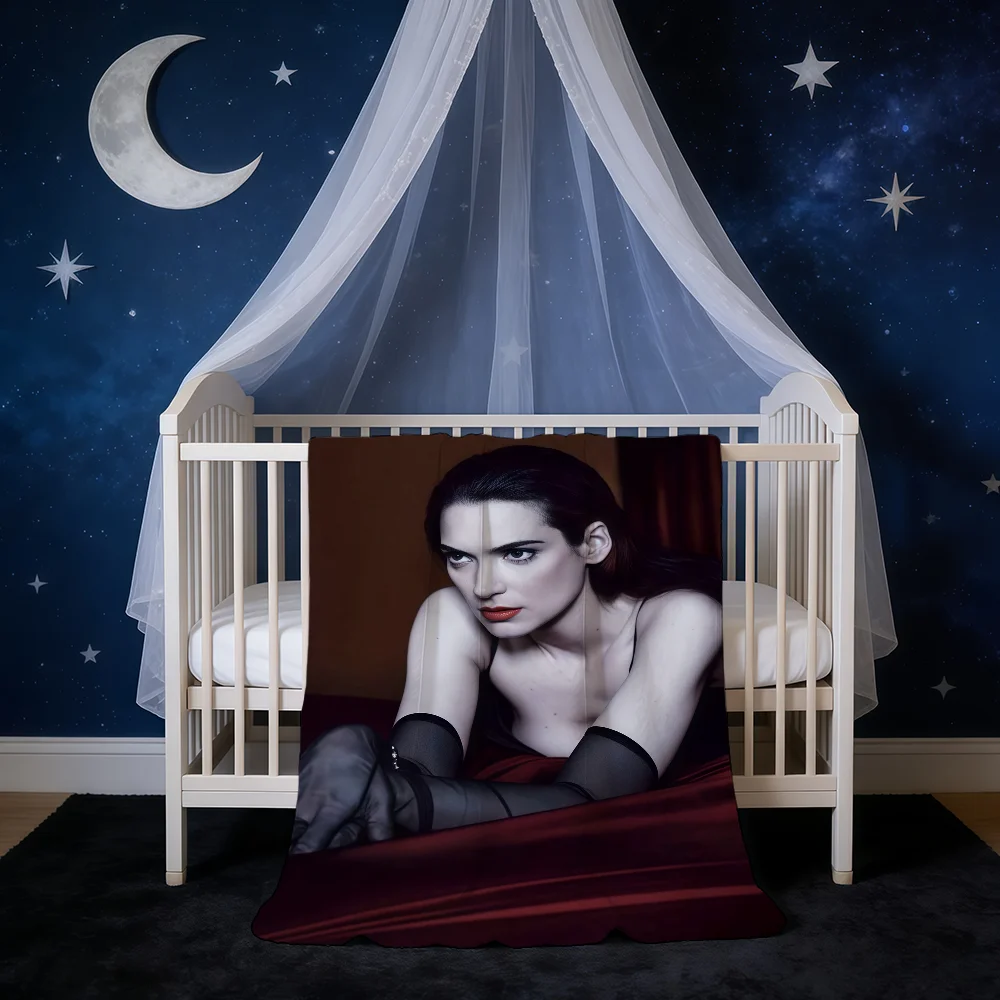 Blanket Super Warm W-Winona Actor Comfortable Plush Throw Blanket Child R-Ryder-ES Home Sofa Bedroom Gift