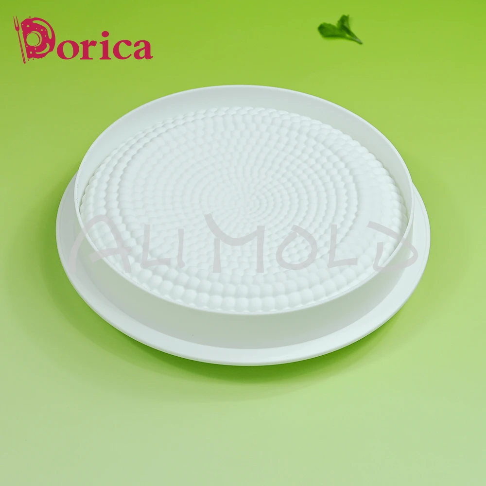 Dorica Big Custard Apple Chocolate Mousse Mold DIY Fondant Silicone Mould Cake Decorating Tools Kitchen Bakeware