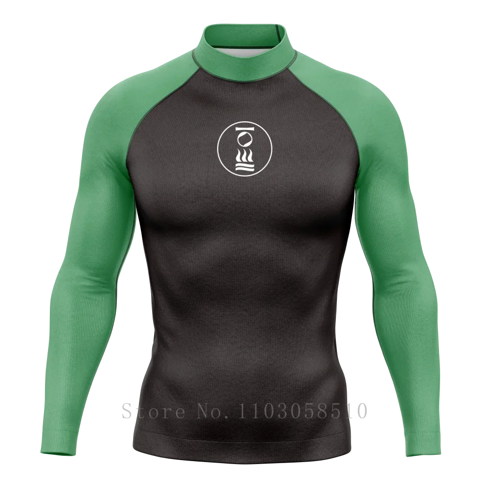 Fourth Element Mens Rash Guard Long Sleeve Swimming Shirts UPF 50+ UV Protection Water Shirts Quick Dry for Outdoor Sports