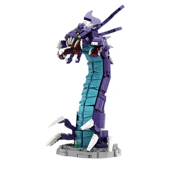 Gobricks MOC game Barons Nashs Soul Devouring Sea Worm Monster Building Block Set Characters Dragons Toys for Children Birthday Gift