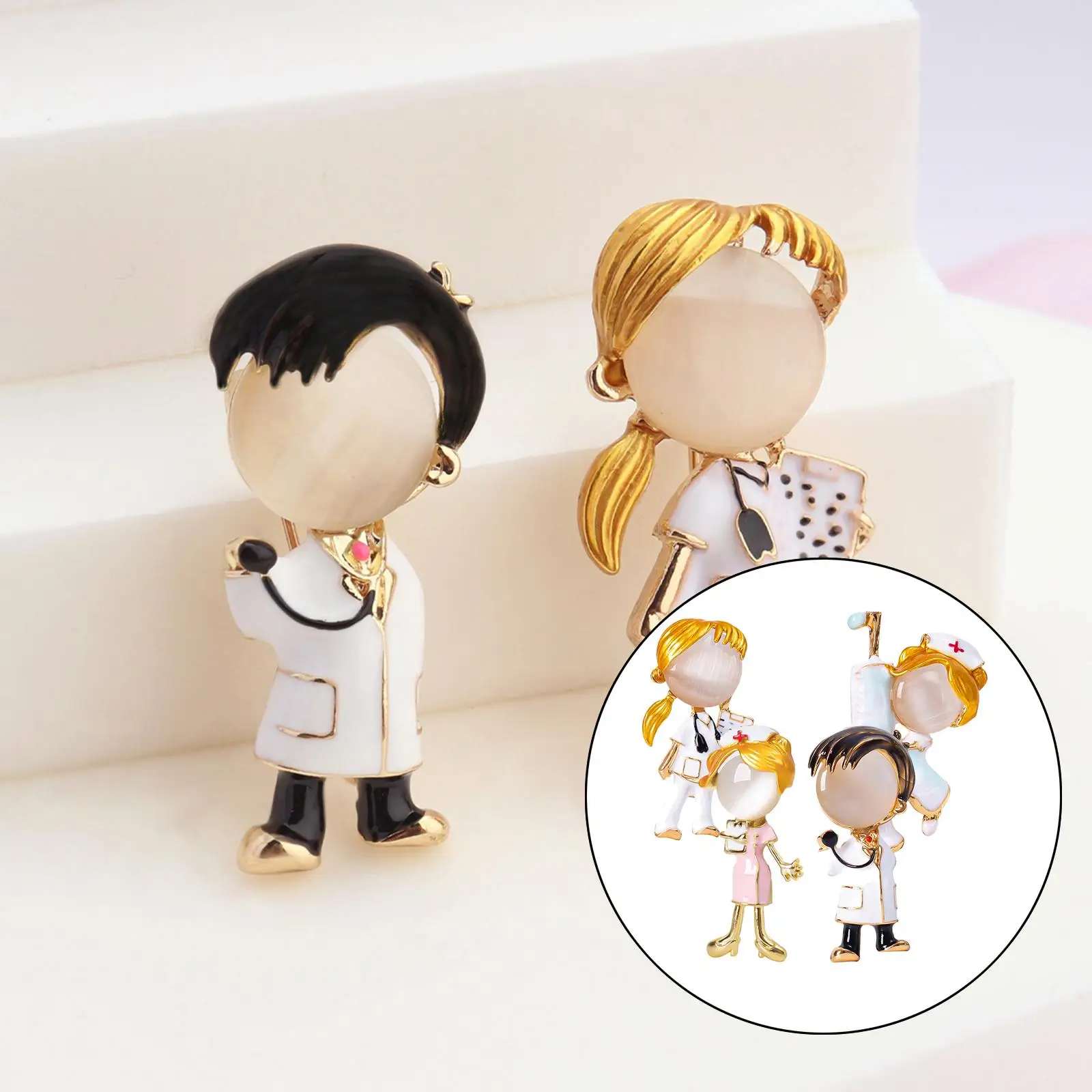 لطيف بروش دبوس الكرتون الصدار سبيكة مجوهرات شارة حقائب الزفاف النسائية #5