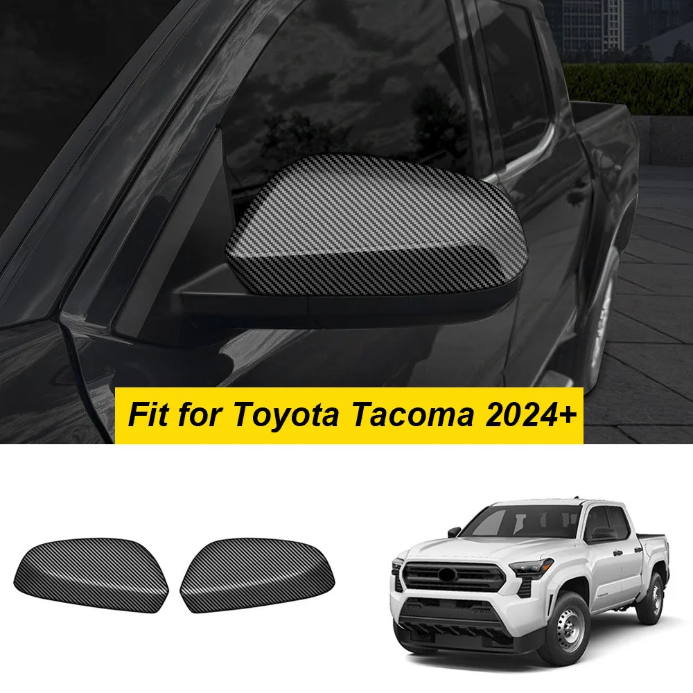 

2Pcs Fit for 2024 Toyota Tacoma Parts styling Car Side Door Rearview Side Mirror Cover Cap 2025 Accessories