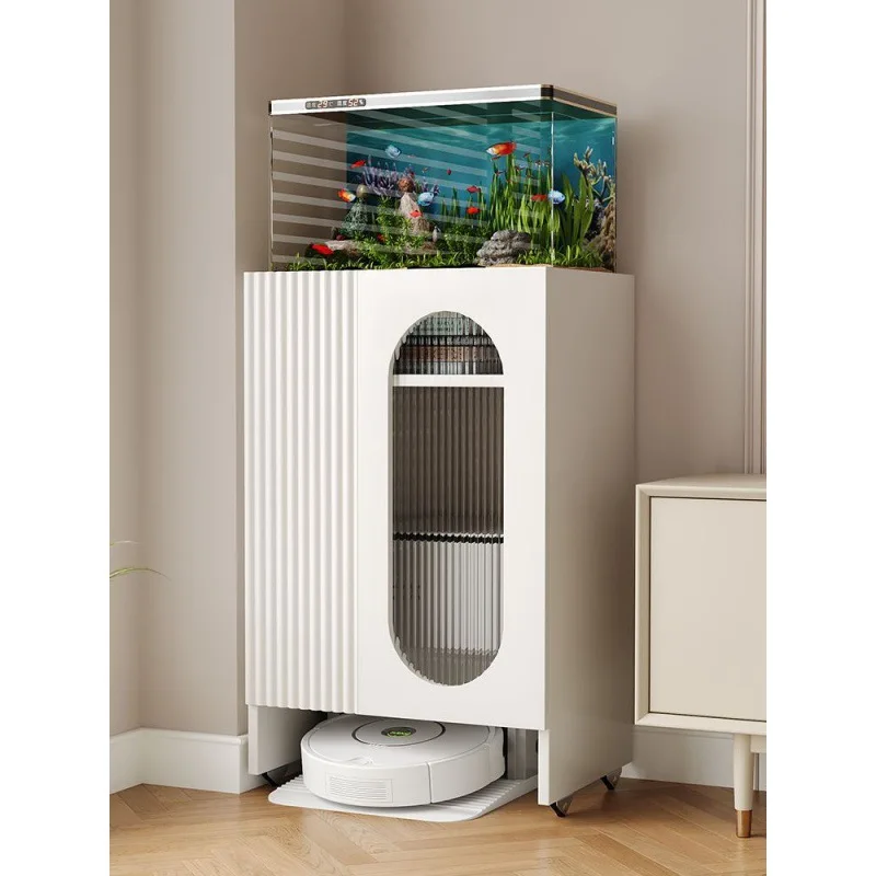 

Sweeping Storage Cabinet Shelf Floor Stone Shelf Living Room