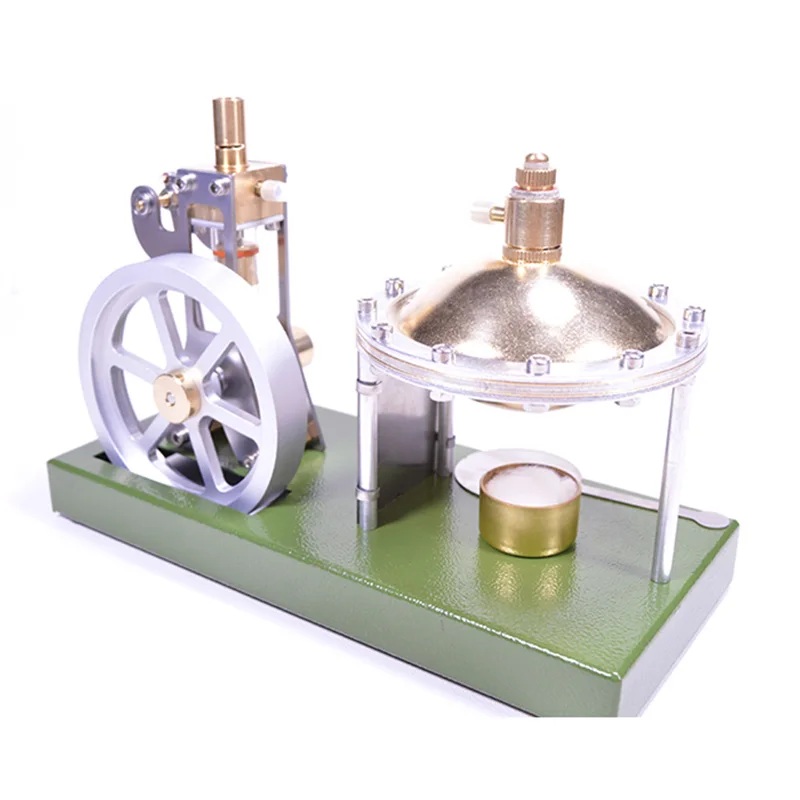 Creative Boiler Steam Engine Model Power Steam Engine Metal Transparent Cylinder Engine Model Physics Experiment Toy gift