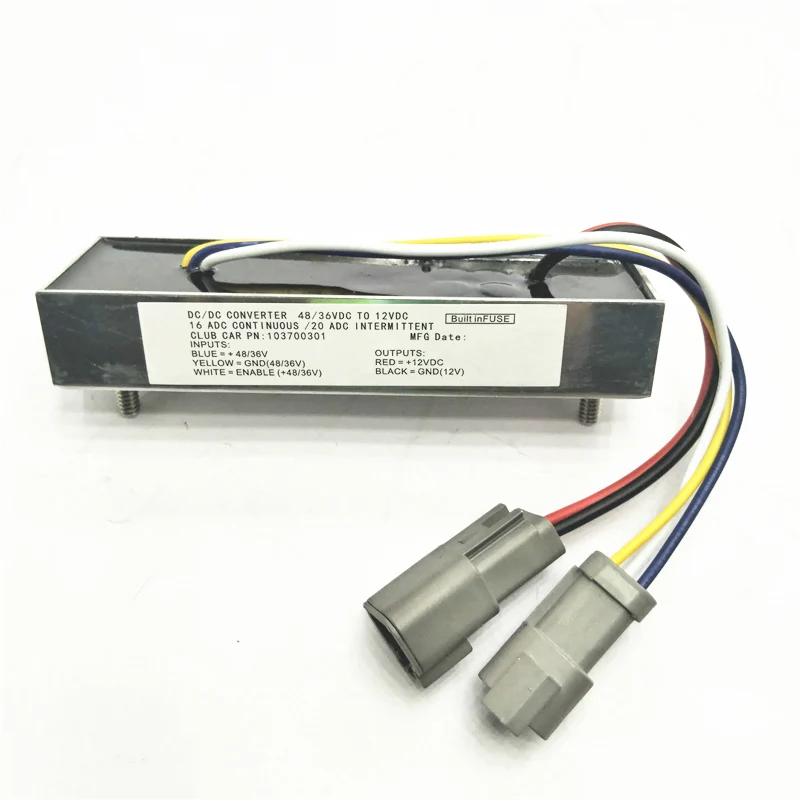 Club car DS/PRECEDENT General DC  to DC voltage converter lectric golf cart transformers 36v and 48v OEM#103700301