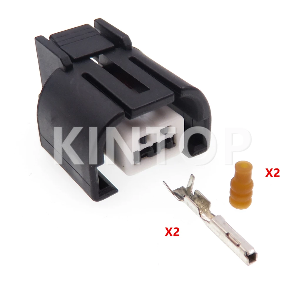 1 Set 2 Pins AC Assembly Auto Sealed Plastic Housing Connector Car Air Conditioner Solenoid Valve Socket MG644111 MG644111-5