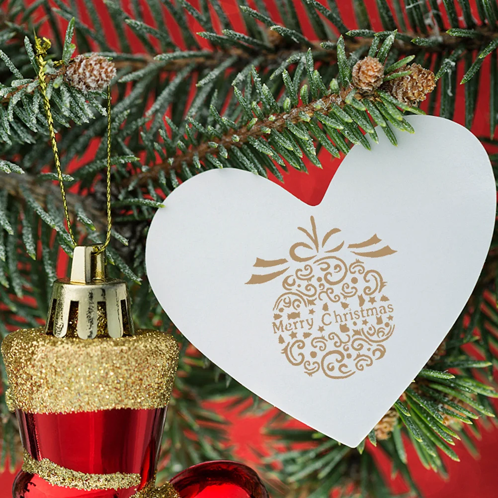 

12Pcs Christmas Stencils Template Ecofriendly Reusable for DIY Home Decor Xmas Party Decoration Xmas Painting Templates