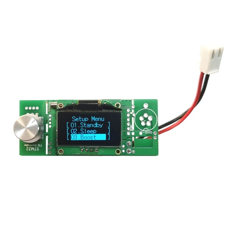 Tablero de Control de soldadura de consola de soldadura, pantalla grande mejorada, T12, bricolaje, STM32 OLED 2,1 S, para mantenimiento de ordenador y teléfono