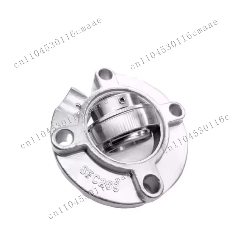 SUCFC206 SUCFC207 SUCFC208 SUCFC209 SUCFC210 stainless steel 304 round bearing seat + stainless steel 420 insert ball bearing