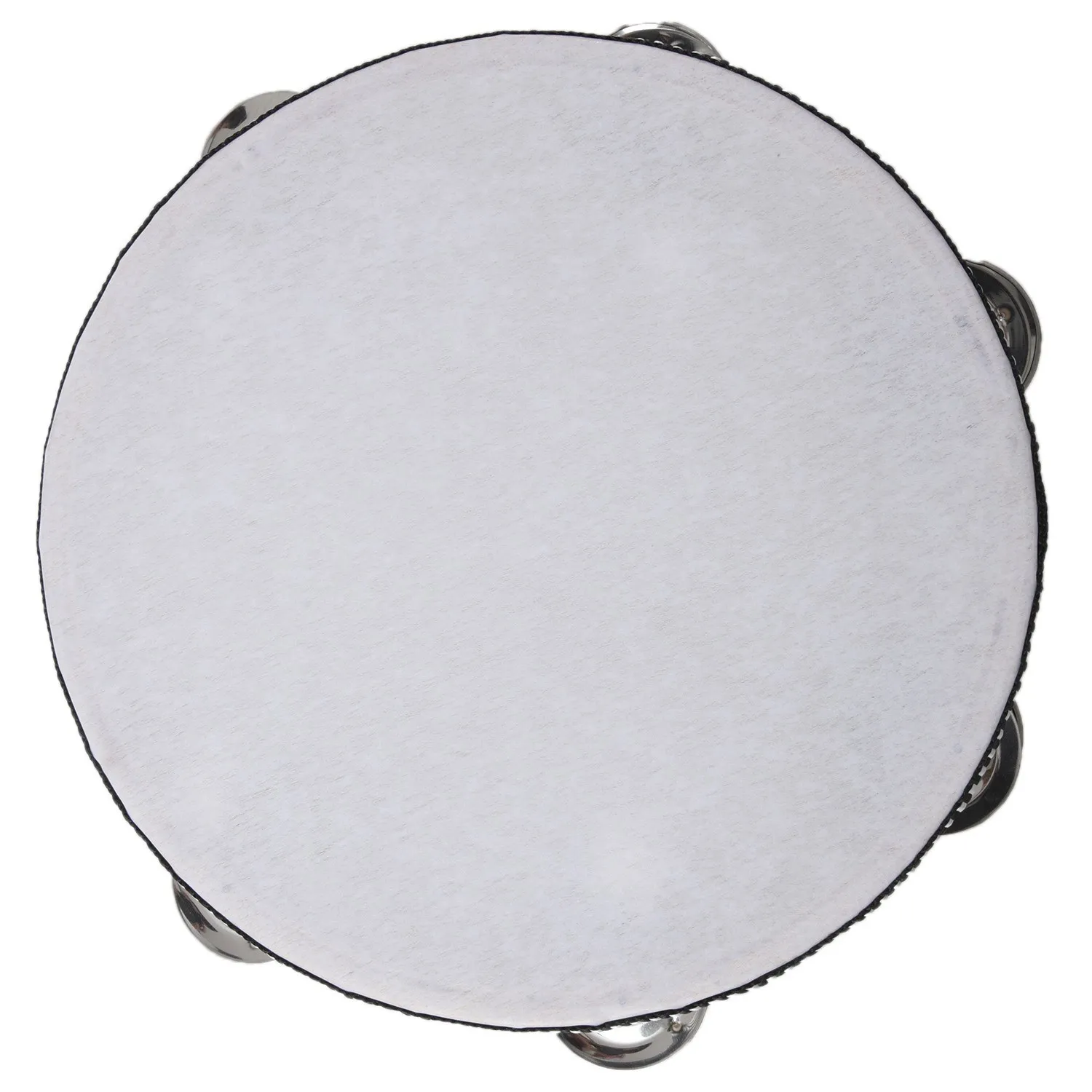 

AB53 8" Musical Tambourine Tamborine Drum Round Percussion Gift for KTV