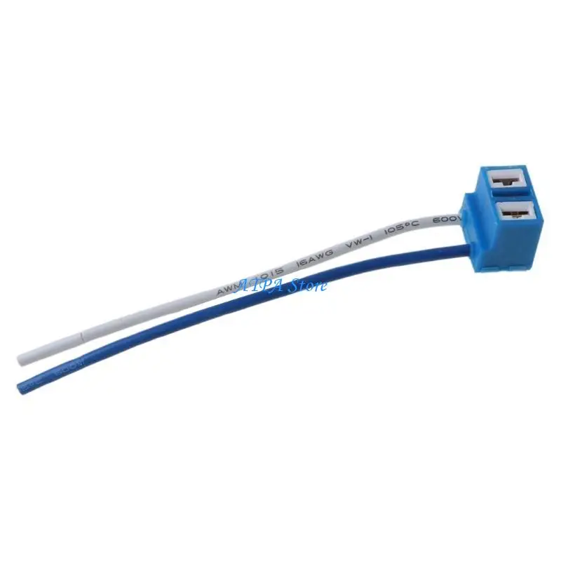 

U13C 2Pcs H7 Wiring Harness Car 2 Pin way Electrical Wire Connector Plug Lamp Adapter