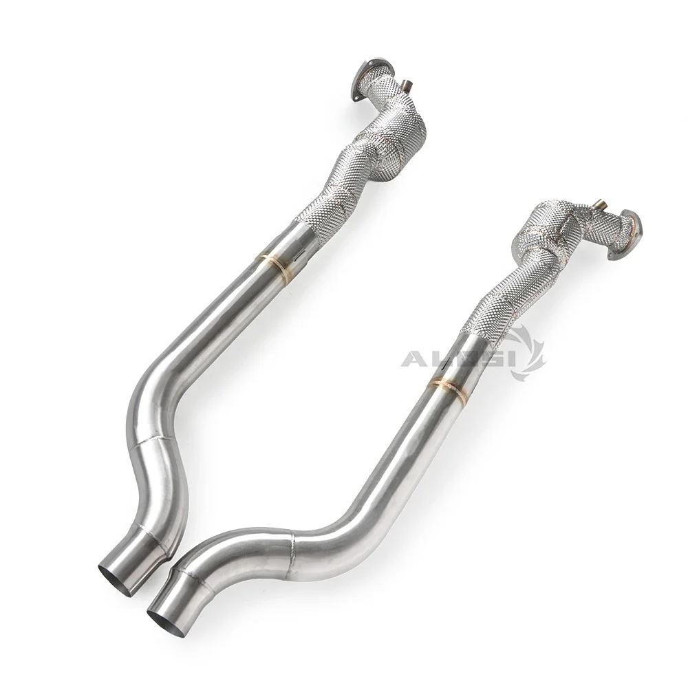 Stable Quality Downpipe Exhaust for Maserati Gran Turismo/GT 4.2/4.7 2008-2023 with Insulation protection Catalytic Converter