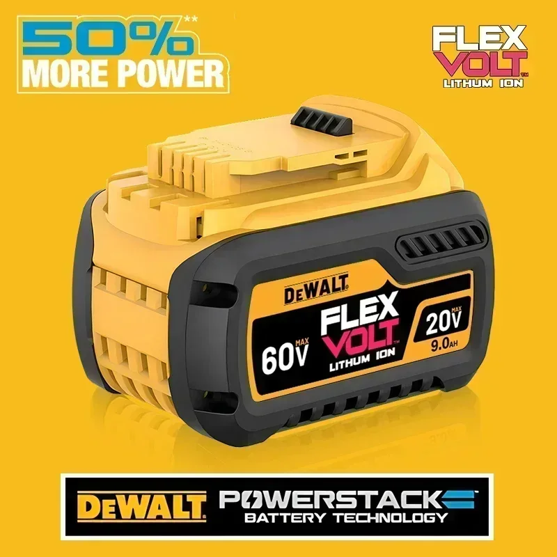 Flexbolt genuine DeWalt battery, power tool battery, DCB200 MAX，DCB606，DCB205，DCB206，DCB209，DCB182,20V，60V，9000mAh