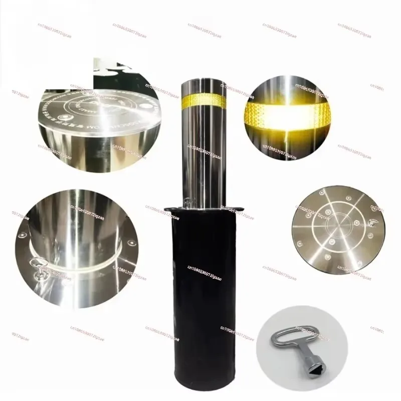 Road Barrier Led Hydraulic Bollard Parking Security System