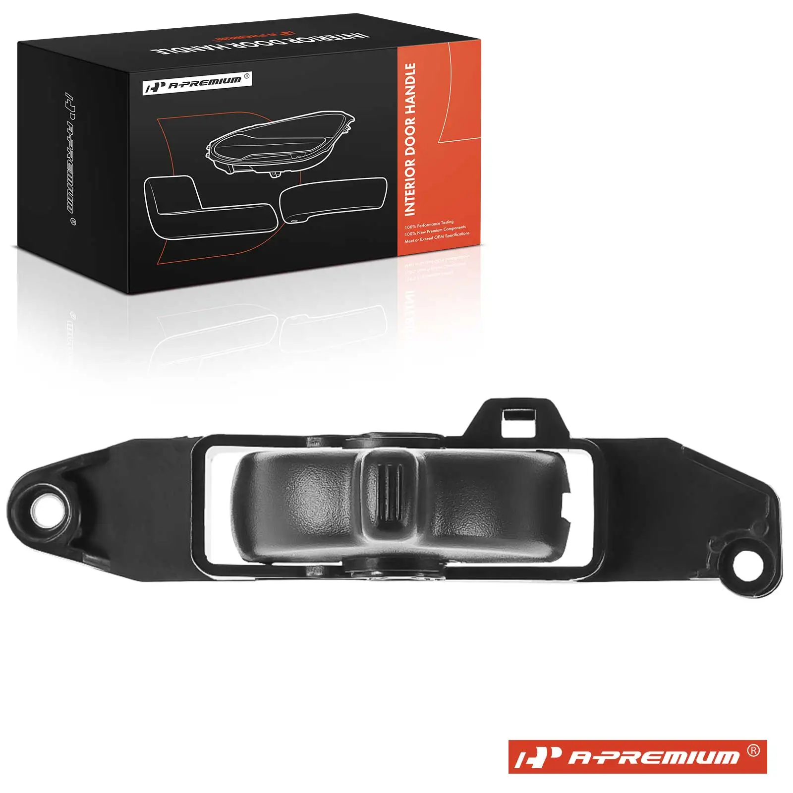 A-Premium Rear Driver Side Black Rouge Interior Door Handle for Nissan Quest 2004-2006