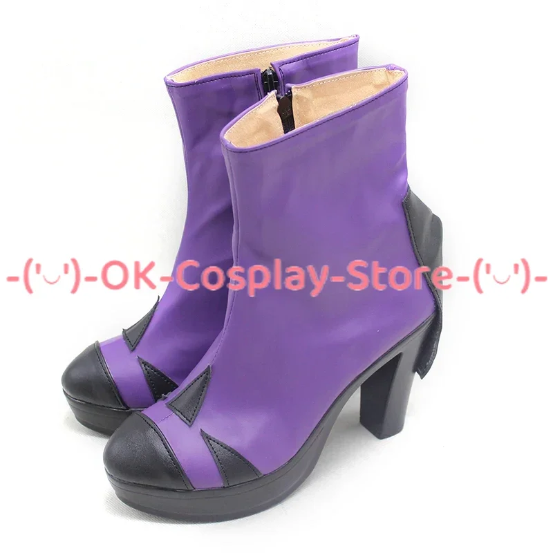 Asuka Langley Cosplay Shoes EVA Cosplay Prop PU Leather Shoes Halloween Carnival Boots Custom Made