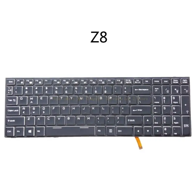 

Американская английская ноутбука клавиатура для hasee z7-sp7d1 sp7s1 sp5d1 g7 z8-sl7s2 kp7s1 kp7s2 p650 rgb красочная