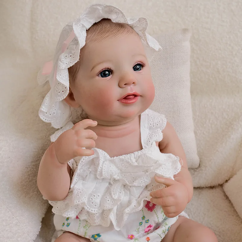 48cm Full Body Abigail Silicone Vinyl Reborn Doll Newborn Baby Size Boy Doll 3D Skin High Quality Gift