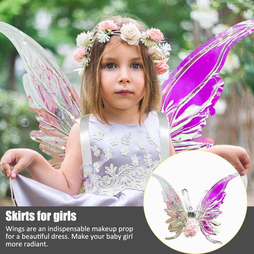 Alas de mariposa eléctricas divertidas para adultos, alas de hada para niñas adolescentes, accesorios de fiesta de Cosplay para Halloween, regalo para niñas