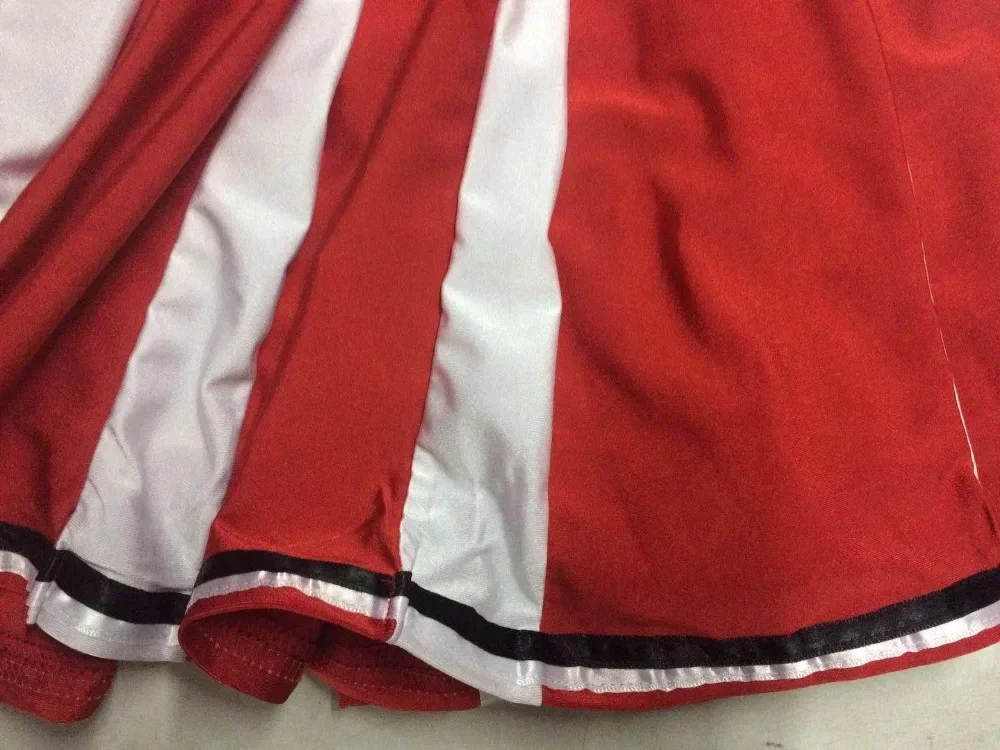 High School Glee Club Girl Cheerleader Costume Glee Style Cheerleading Varsity Cheerleader Cheerios Costume Fancy Dress Uniform