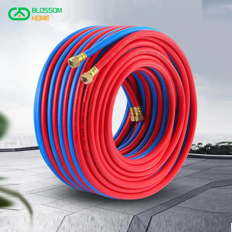 NEW 8mm 60bar 6mpa Oxygen Acetylene Tube Double Color Connection Hose High Pressure Oxygen Gas Tubing Parallel Gas Pipe