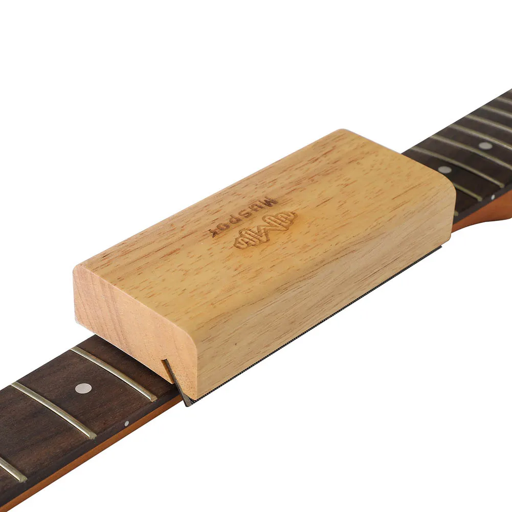 Luthier's Choice Wood Guitar Fret Beveling File with Precision Angled Edges for Optimal Performance in Neck Finishing