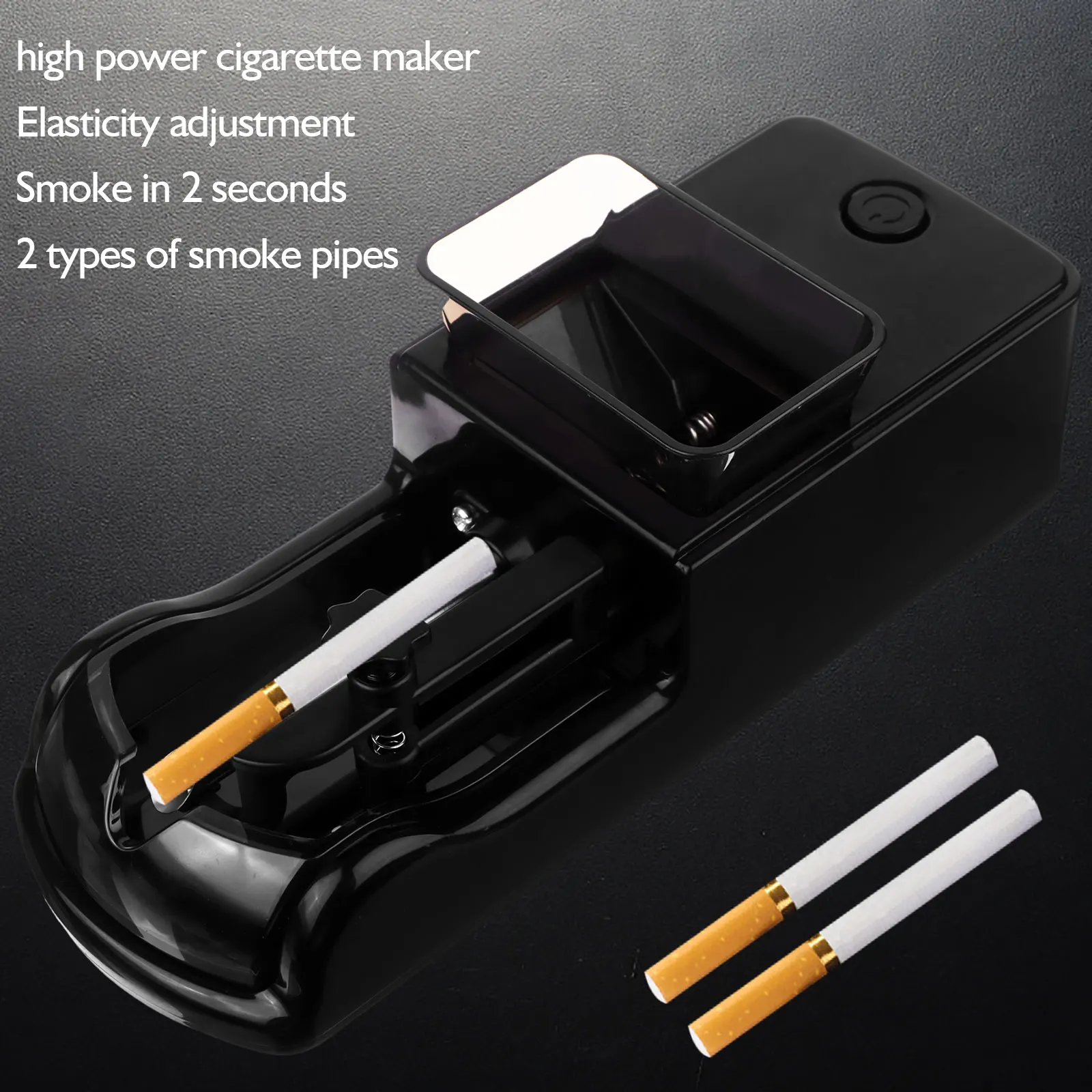 Electric Cigarette Rolling Machine Portable Cigarette Roller Mini Automatic Injector Tobacco Roller,Used To Roll Your Own Cigare