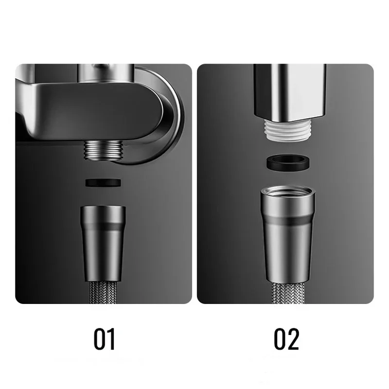 1.5/2m G1/2 High Quality Shower Head Hose Flexible Bathroom Pipe Water Head Shower Head Pipe Tool Bathroom Shower Accessories