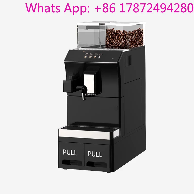 R-308E Multifunctional coffee machine Business super automatic coffee machine Touch screen to quickly make coffee with one touch