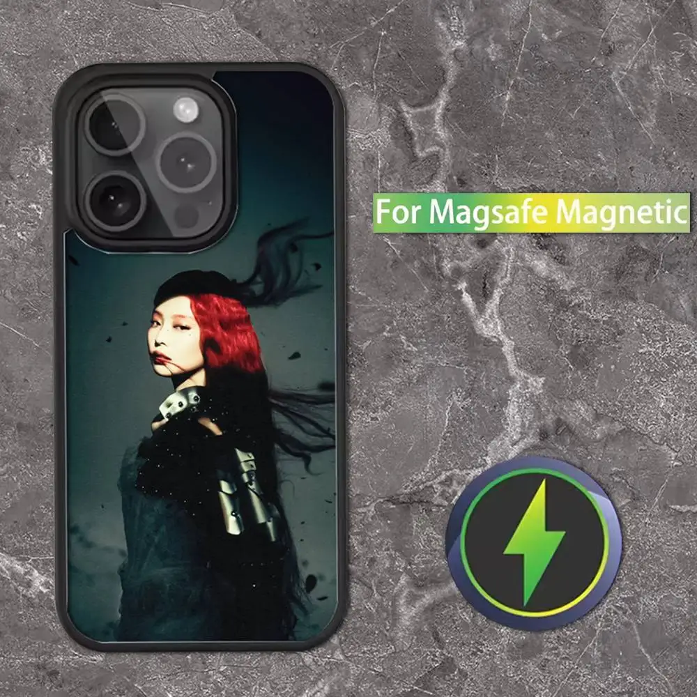 Kpop Ruby J-Jennie Kim Phone Case For iPhone 16,15,14,13,12,11,Pro,Max,Plus,Mini,SE Magsafe Magnetic Wireless Charging #5