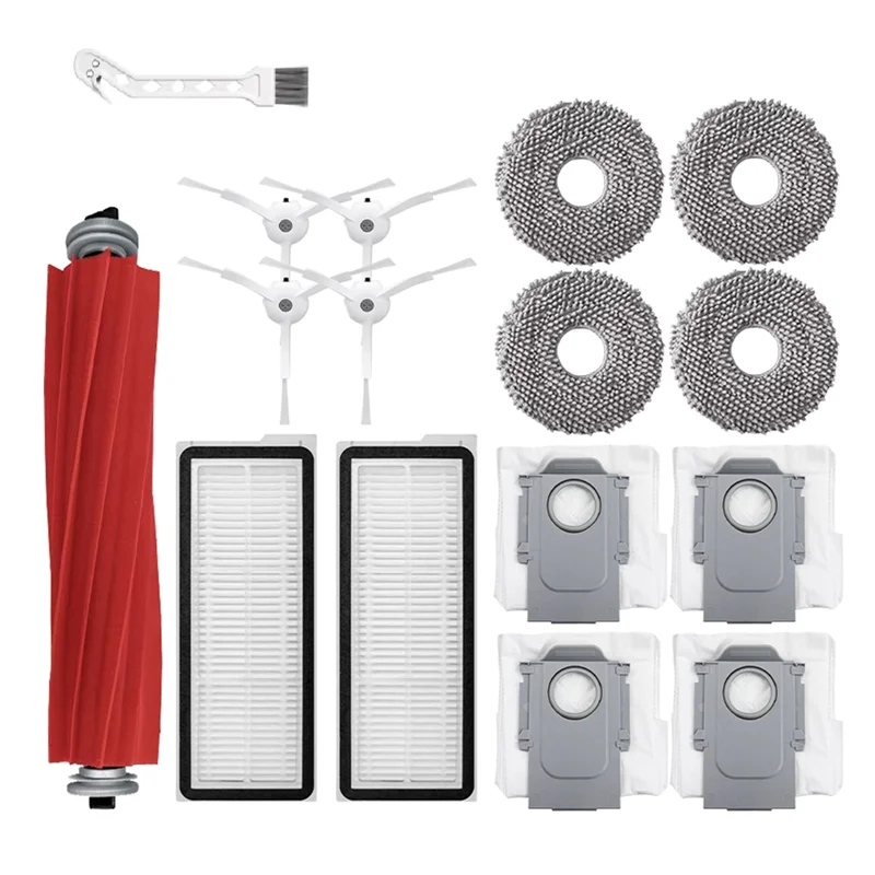 

ABZV-робот-пылесос, швабра, фильтр Hepa, основная боковая щетка, запасные части для Roborock Qrevo Pro/Qrevo Maxv/Qrevo S