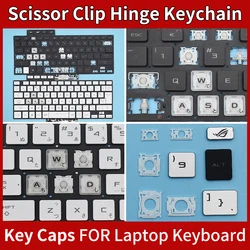 Capuchon de clé de remplacement, pince à ciseaux et charnière pour clavier blanc, Bali ROG Zephywarmer G15, G16, revenu 503, revenu 503QR, QS, M16, GU603, GU603HM