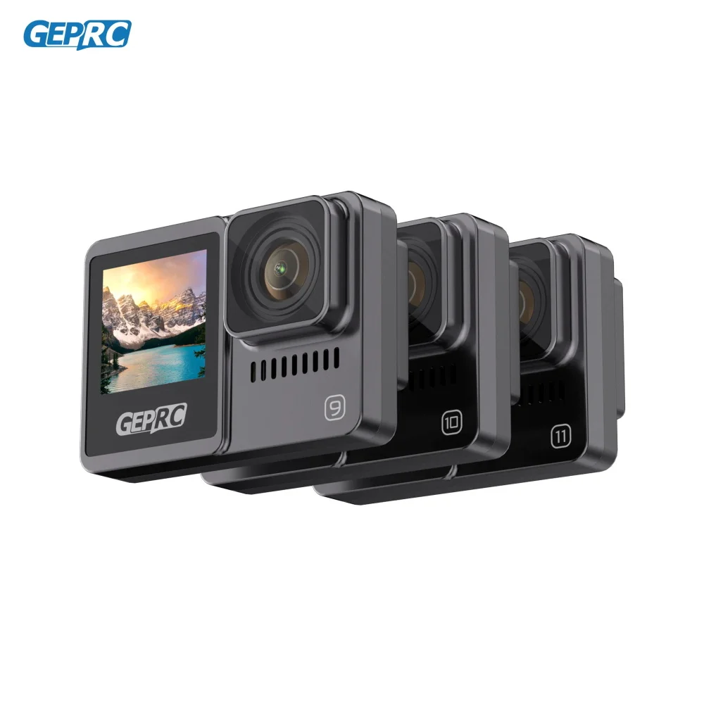 

GEPRC Naked Camera GP9/10/11 Full Action Camera Ultimate Fpv 4K 5K Suitable for CineLog 35 / Cinebot / MAKE5 RC FPV Drones