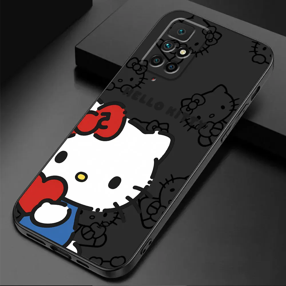 Hello K-Kitty Phone Case for Redmi Note 7 8 Pro 8T 9 Pro 9S 10 4G 5G 10 11S 10 11 12 13Pro 10Lite 12 13ProPlus5G 12 13 4G 5G