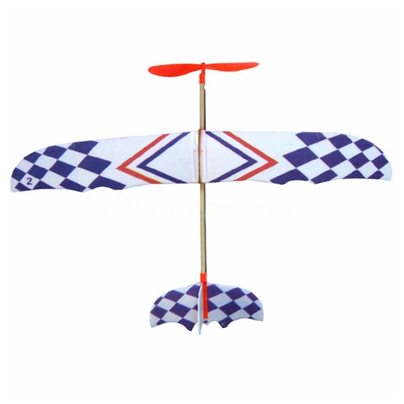 HOT SALE Elastic Rubber Band Powered DIY Foam Plane Model Kit Aircraft Educational Toy