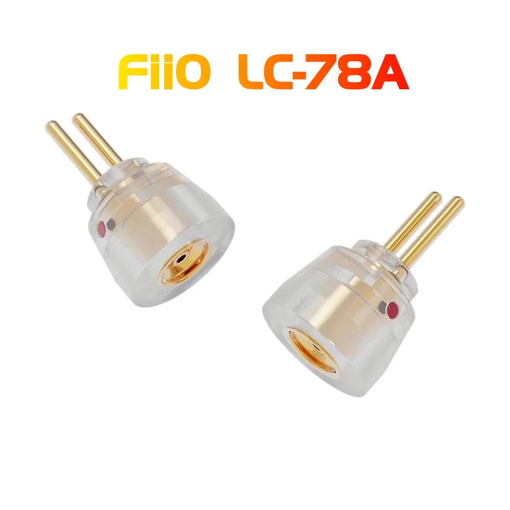 FiiO LC-78A MMCX Female To 0.78mm 2 Pin Male Earphone Switching Plug Customize Low Delay Earphone Adapter for FD11 FH11 FH3