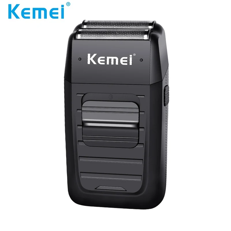

Kemei-1102 USB Rechargeable Cordless Shaver For Men Twin Blade Reciprocating Beard Razor Face Care Multifunction Strong Trimmer