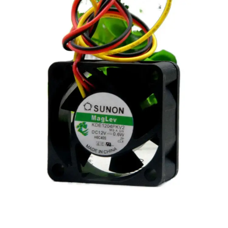 SUNON Sunon KDE1204PKV2 4020 12V 0.6W 4CM Ultra-Quiet Suspension Maglev Cooling Fan