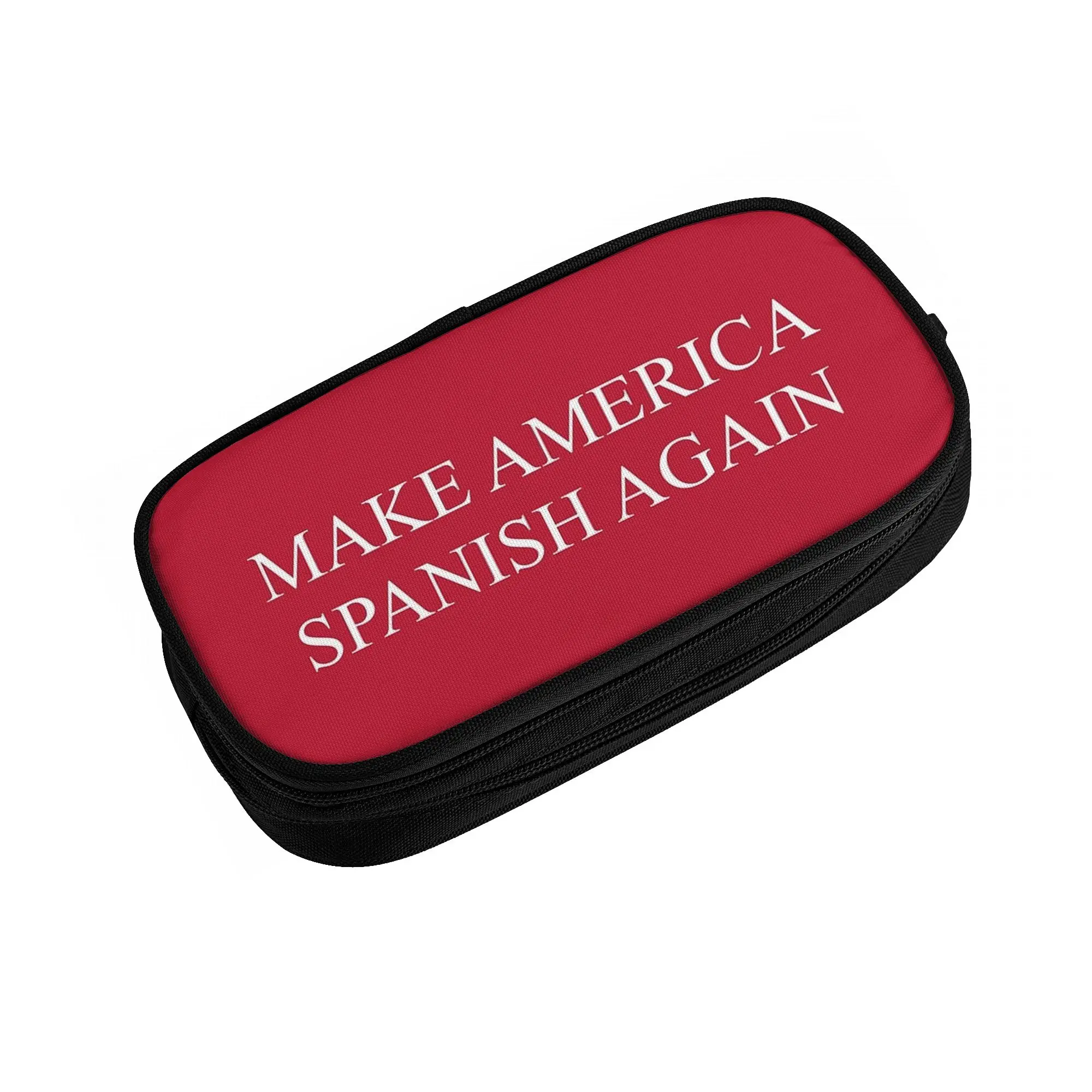 Fun Make America Spanish Again Pencil Cases  Pencilcases Pen Holder for Student Pencil Bags Students School Gifts Stationery