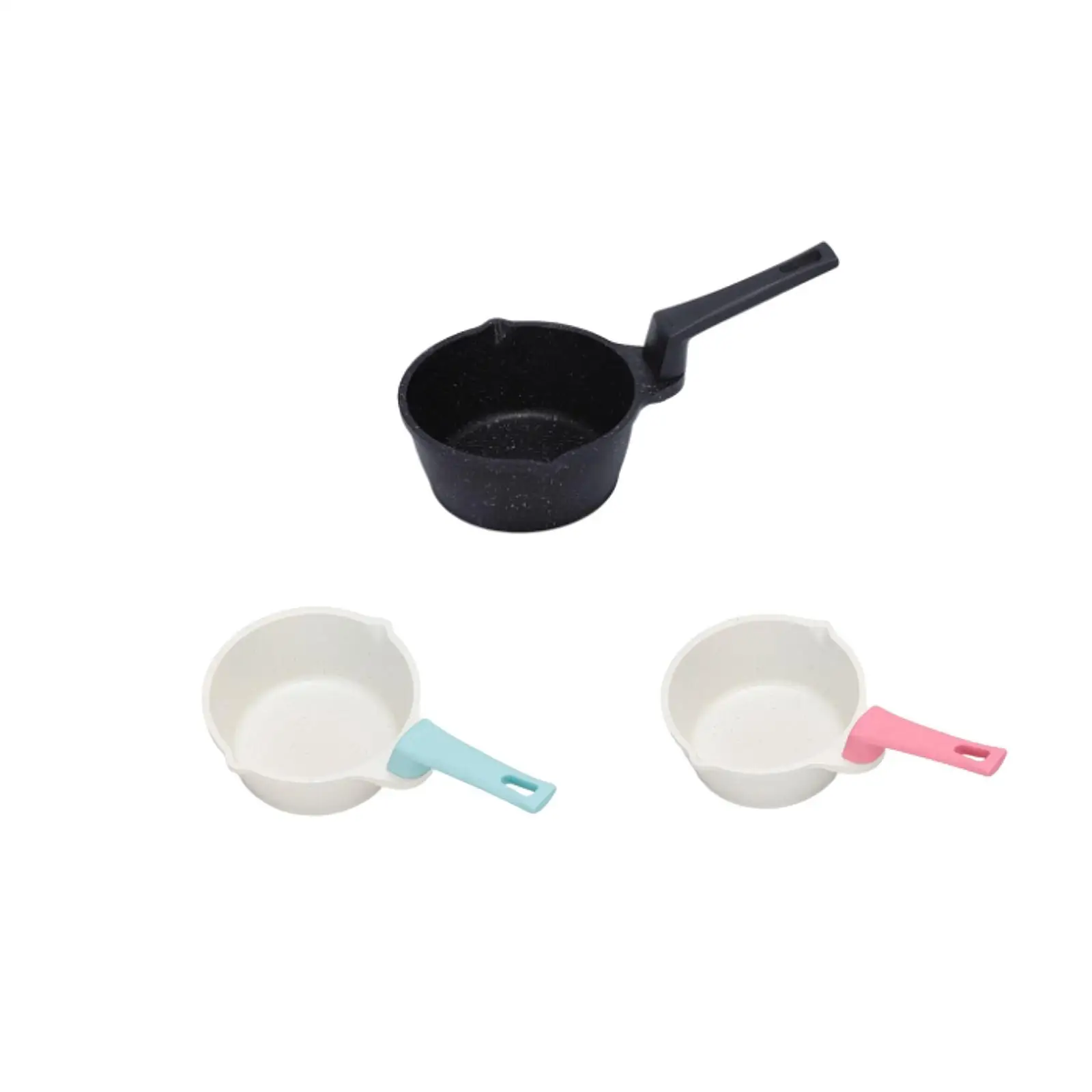

Butter Warmer Pot Mini Hot Oil Pan Easy to Clean Multipurpose with Spout Milk