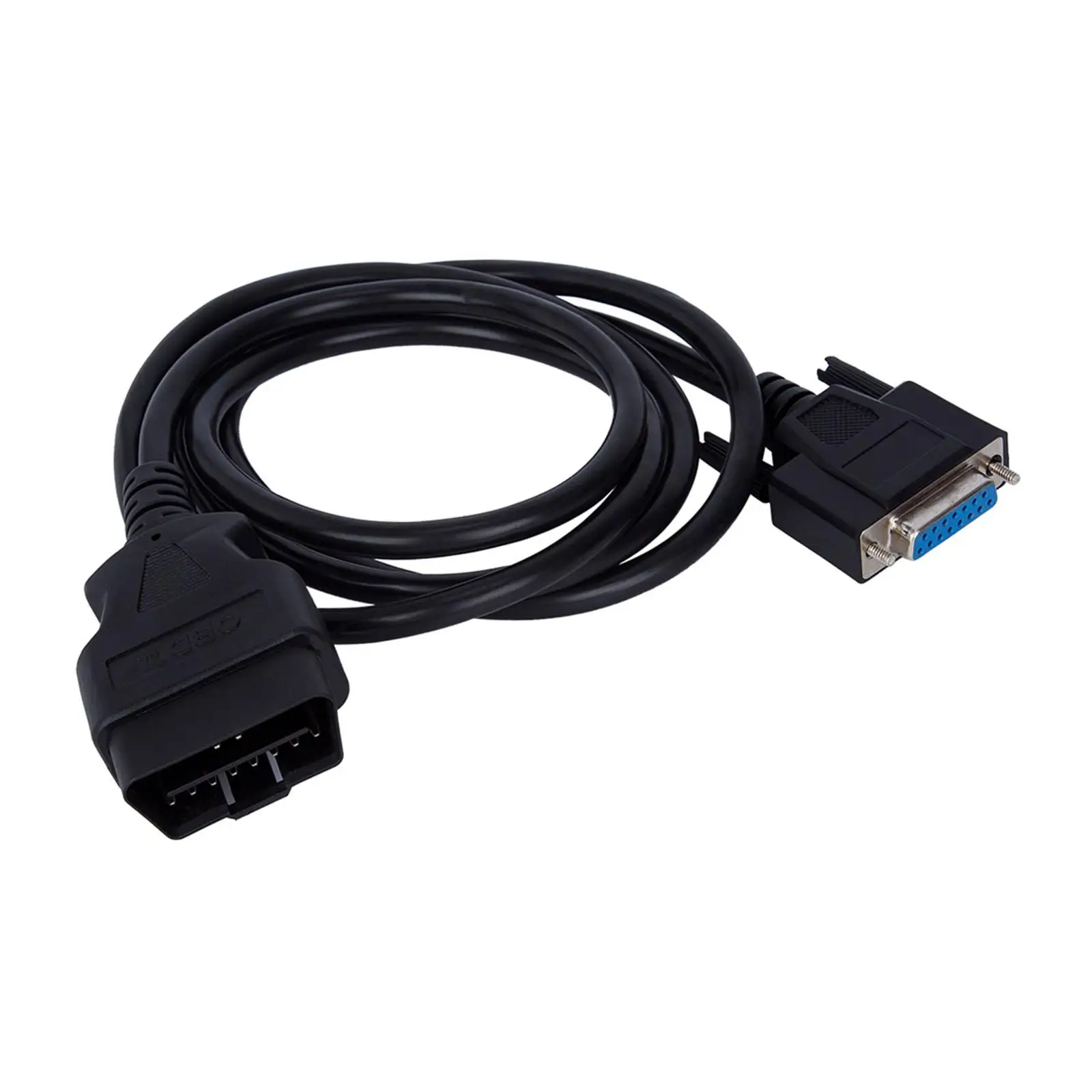 

Кабель-удлинитель OBD II/OBD2 16-контактный (штекер-гнездо), кабель OBDII, адаптер-коннектор OBD 2 на 15-контактный DB15 для подключения к автомобилю