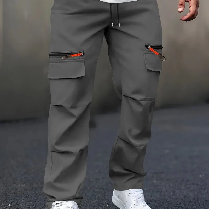 2026 Tooling Pants Men's American Casual Pants Trendy Brand Loose Straight Pants