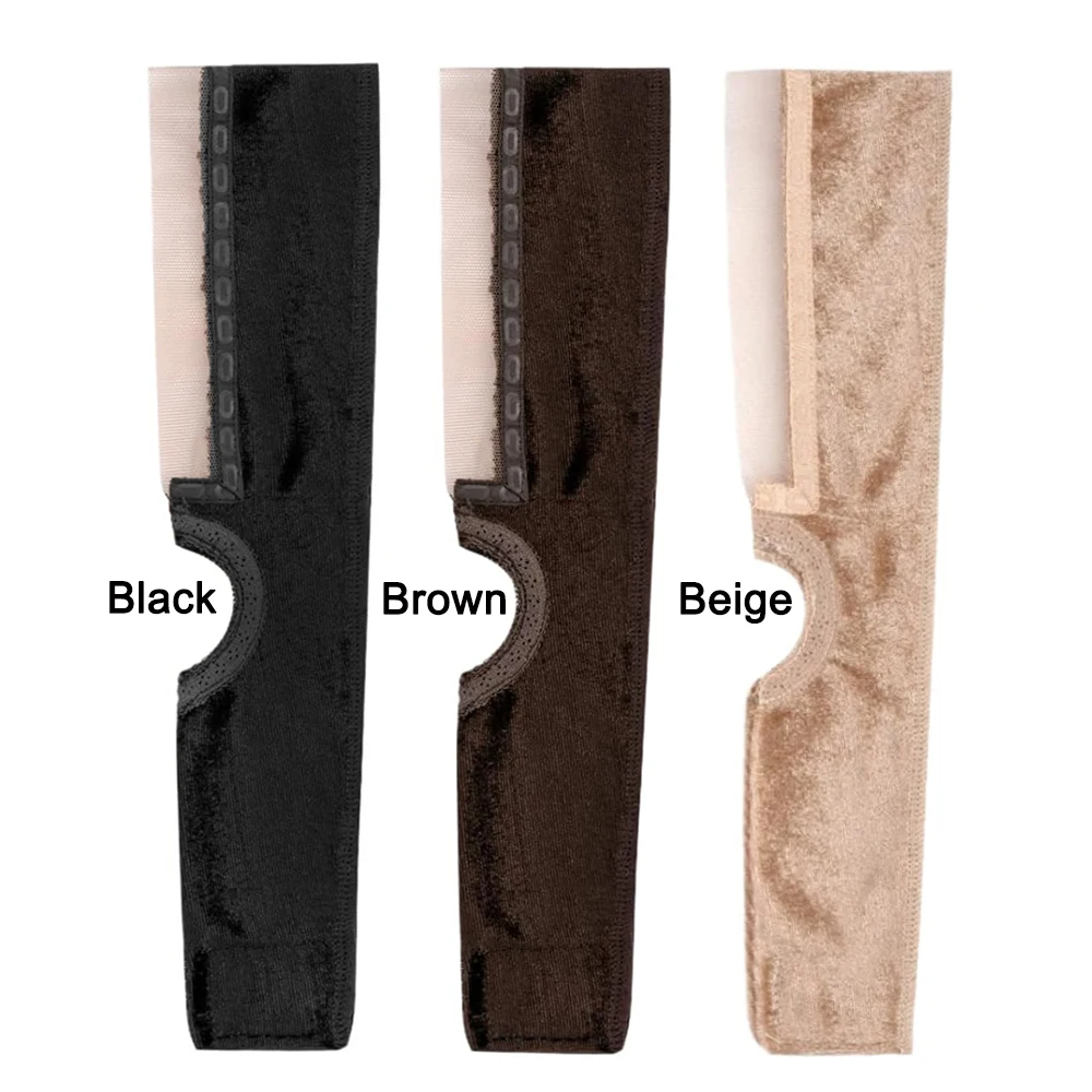 

Нескользящая бархатная лента для парика, женские стильные аксессуары для волос на шнуровке, удобные повязки на голову с силиконовым покрытием для париков