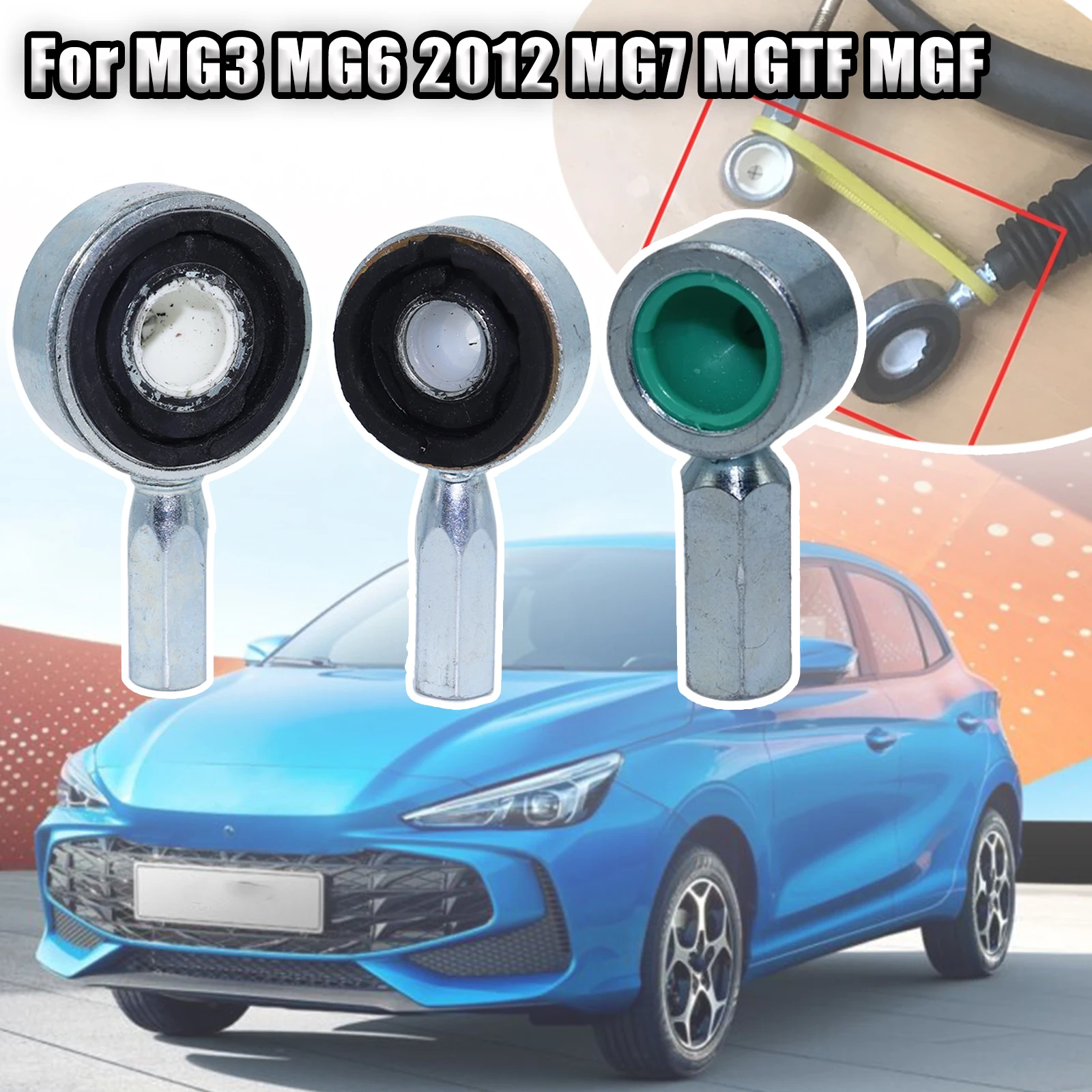 

MT Gear Control Cable Linkage Bushing For MG3 MG6 2012 MG7 MGTF MGF Shifter Lever Selector Connect End Grommet Clip Replace Part