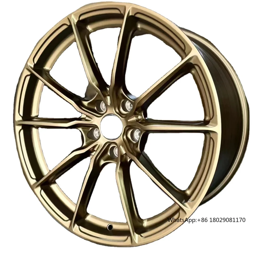 

New 18 Inch Black Audi Alloys Wheels for Cars S Class 13-16 Forged Deep Dish Design with Aluminum Construction 100mm PCD