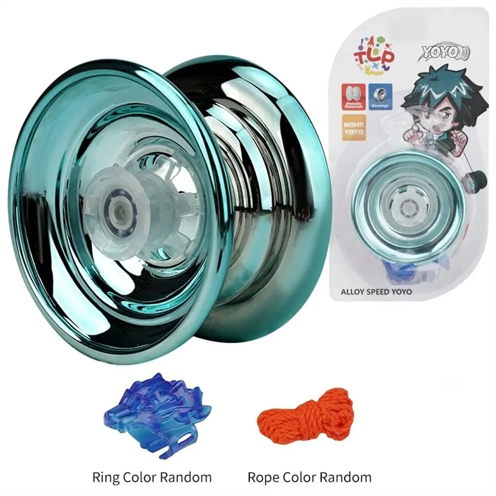 Professional Magic YoYo Aluminum Metal Boy Toys High Speed Bearings Special Props Luminous YoYo Adult Interesting Toy Gift 1Pc