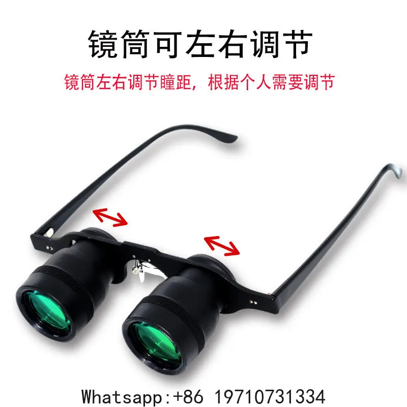 Fishing Telescope High-power Drift Special Glasses Head-mounted High Definition Drama Magnifying Glass Myopia