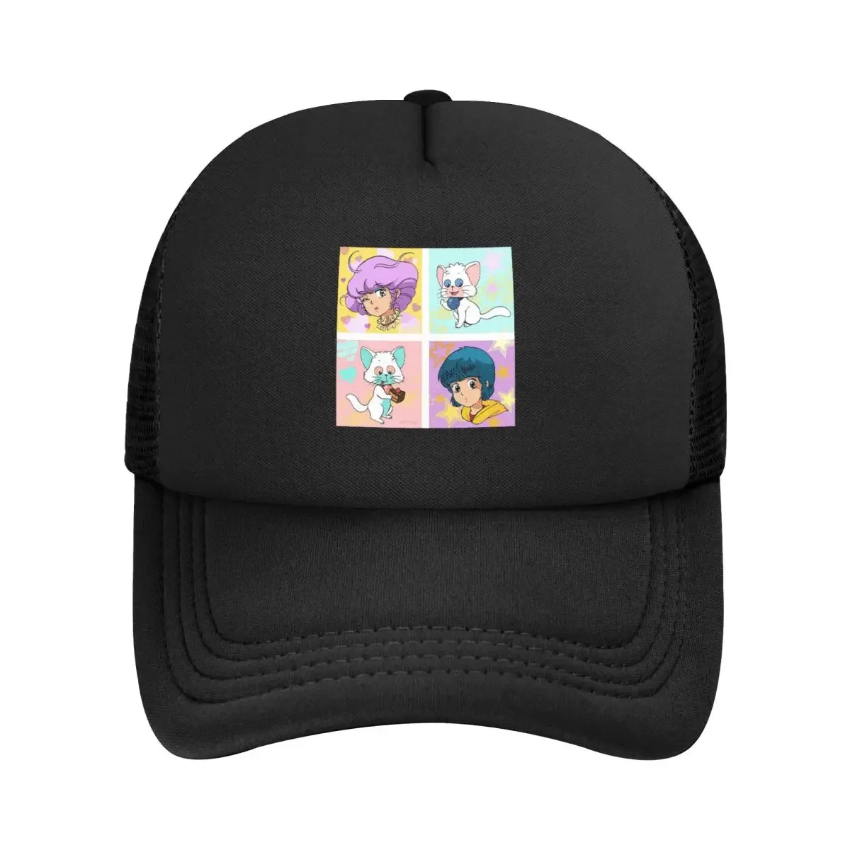 

Creamy Mami - Yu - Posi - Nega Mesh Бейсболки Snapback Модные бейсболки Дышащие повседневные бейсболки Outdoor Unisex